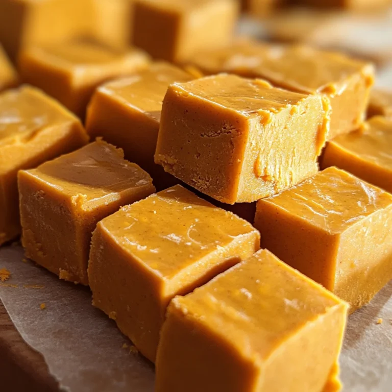 4-Ingredient Pumpkin Fudge