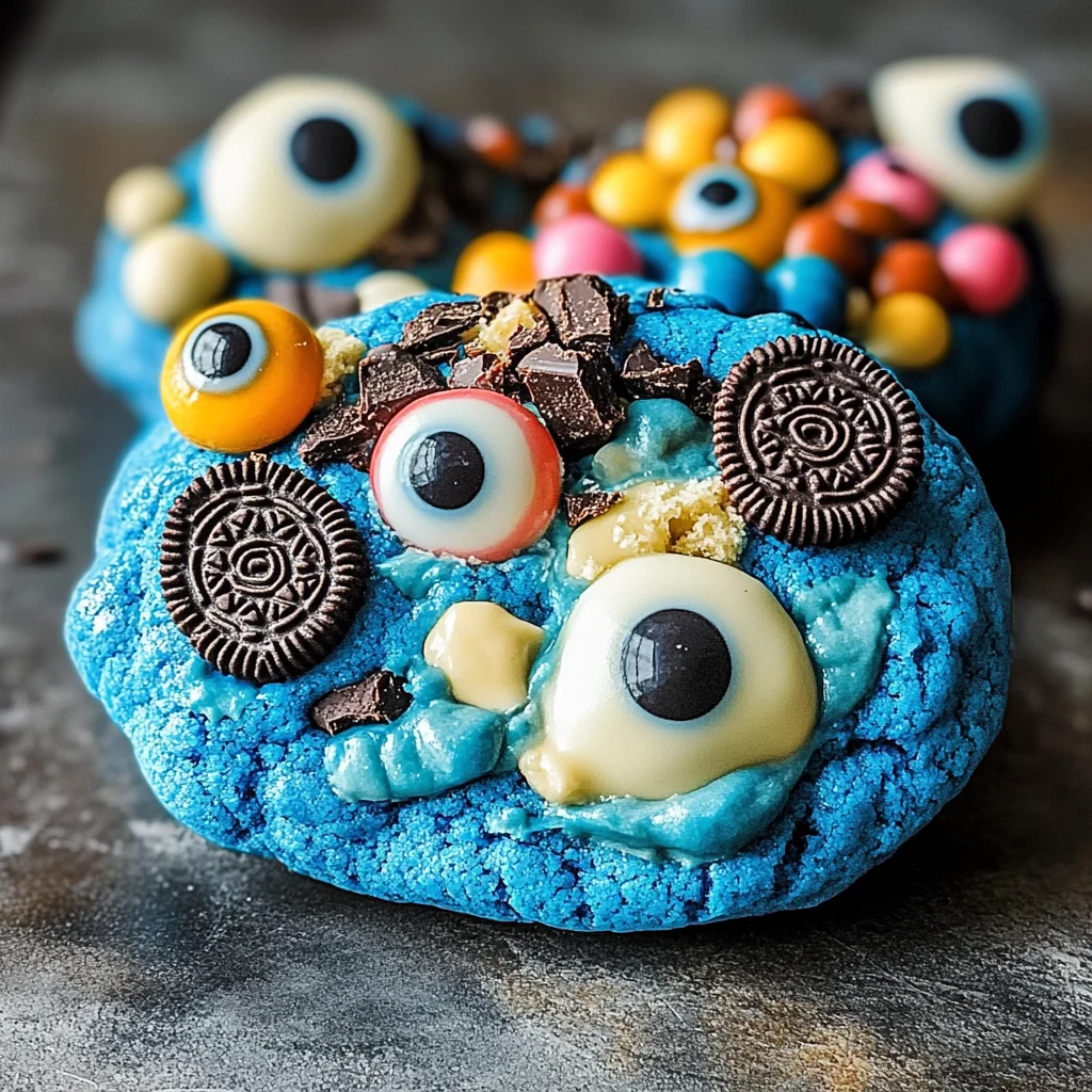 Blue Monster Cookie Treats