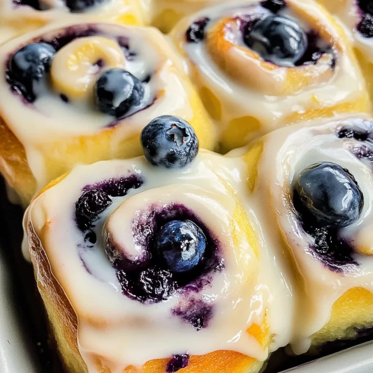 Blueberry Lemon Sweet Rolls