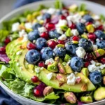 Blueberry Pistachio Spring Salad