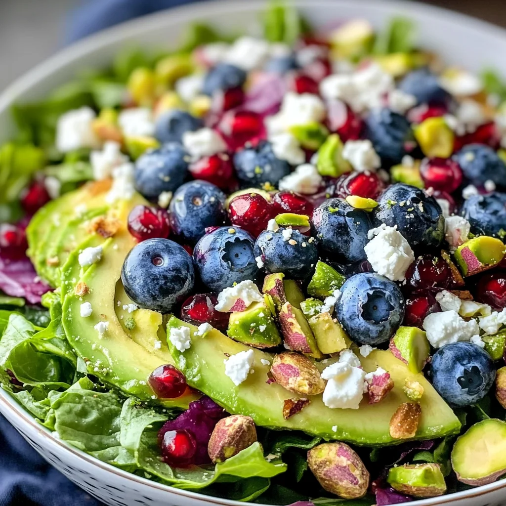 Blueberry Pistachio Spring Salad