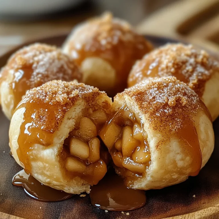Caramel Apple Pie Bombs
