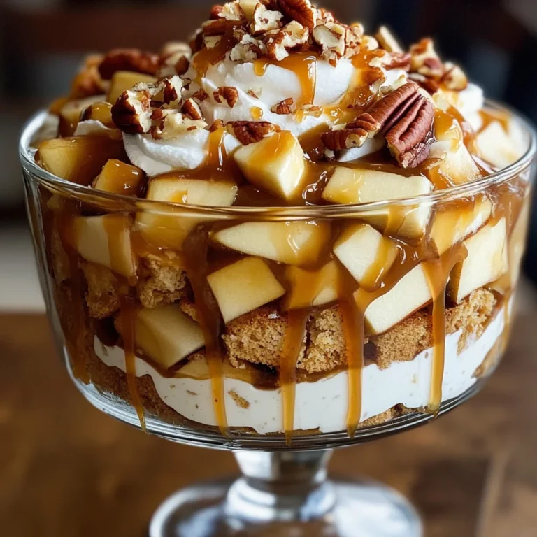 Caramel Apple Trifle Layers