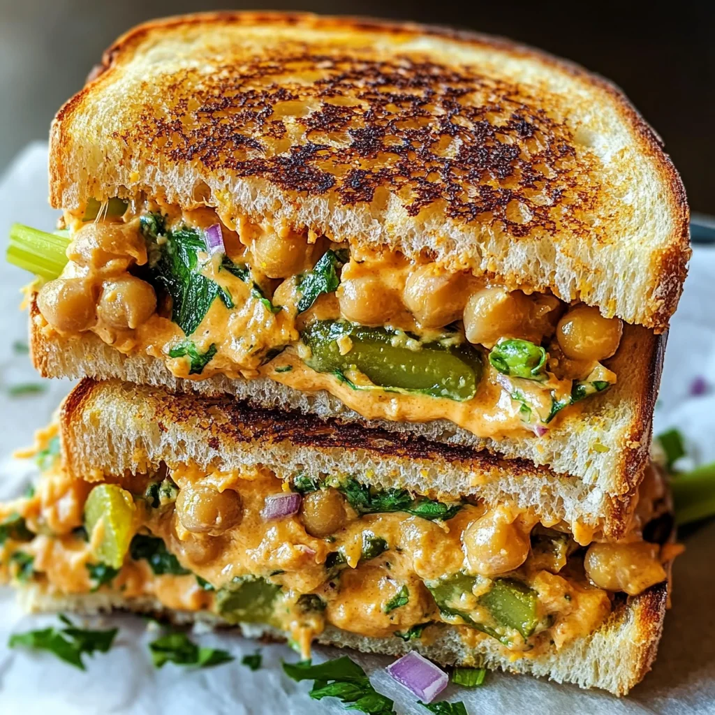 Chickpea Salad Melts