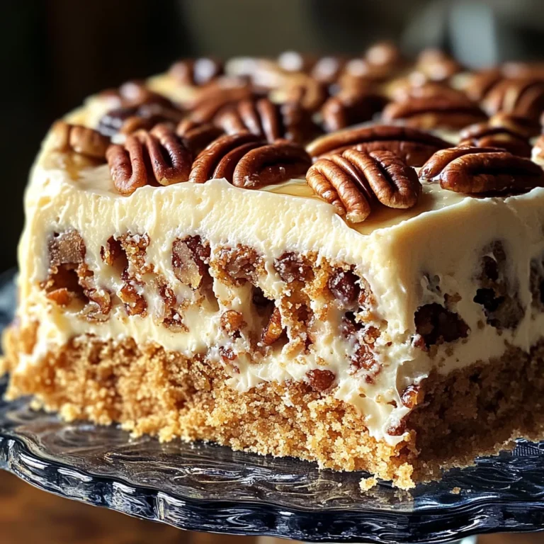 Indulgent Butter Pecan Praline Poke Cake You'll Crave Again!