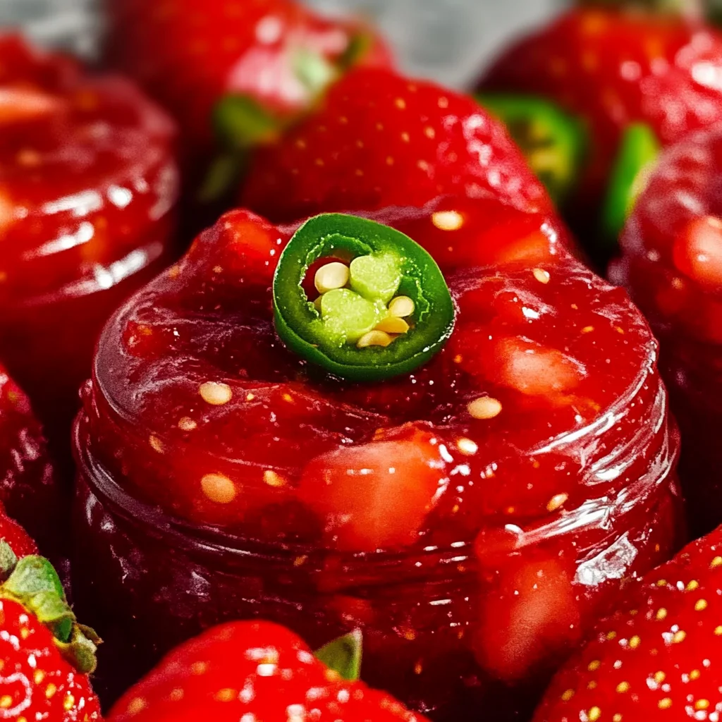 Jalapeno Strawberry Jam: Sweet and Spicy Homemade Bliss