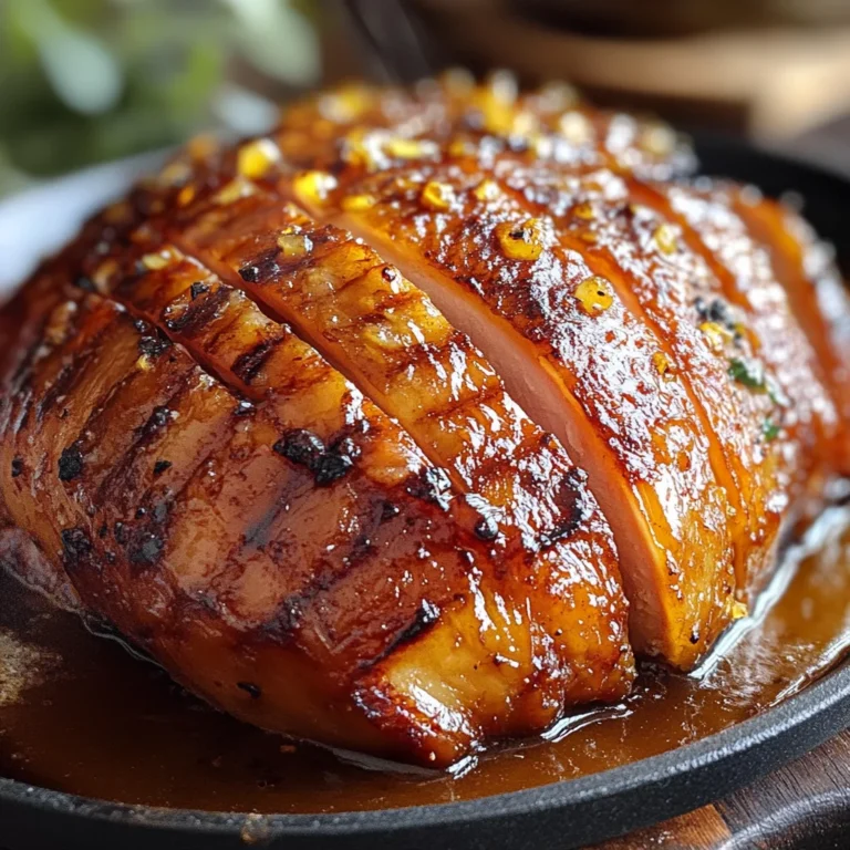Maple-Bourbon chicken ham (Hearty, Gluten-Free & Slider-Ready)