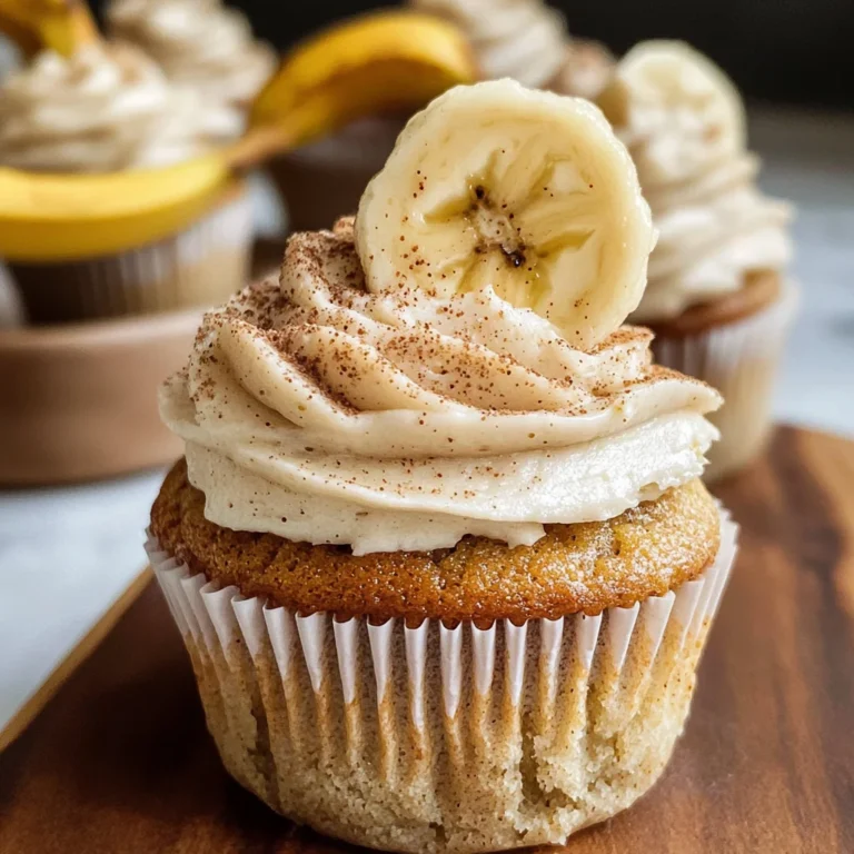 My Best Banana Cupcakes