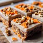 No-Bake Carrot Cake Protein Bars