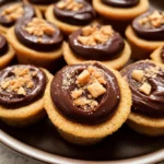 Peanut Butter Fudge Puddles (Cookie Cups)