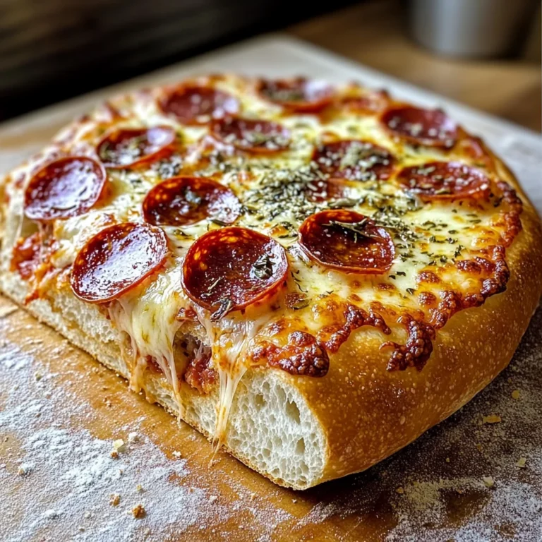 Pepperoni Pizza Sourdough Bread