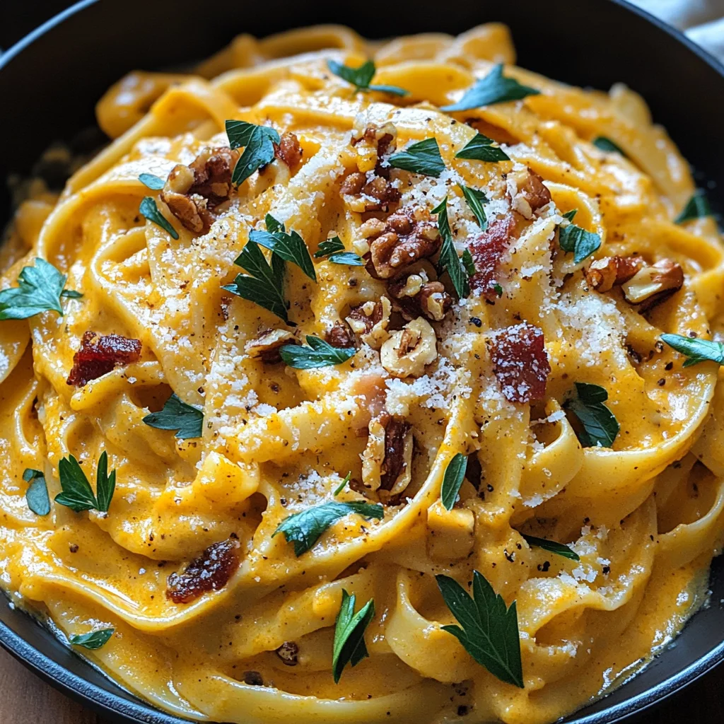 Pumpkin Alfredo Pasta – Creamy Fall Comfort