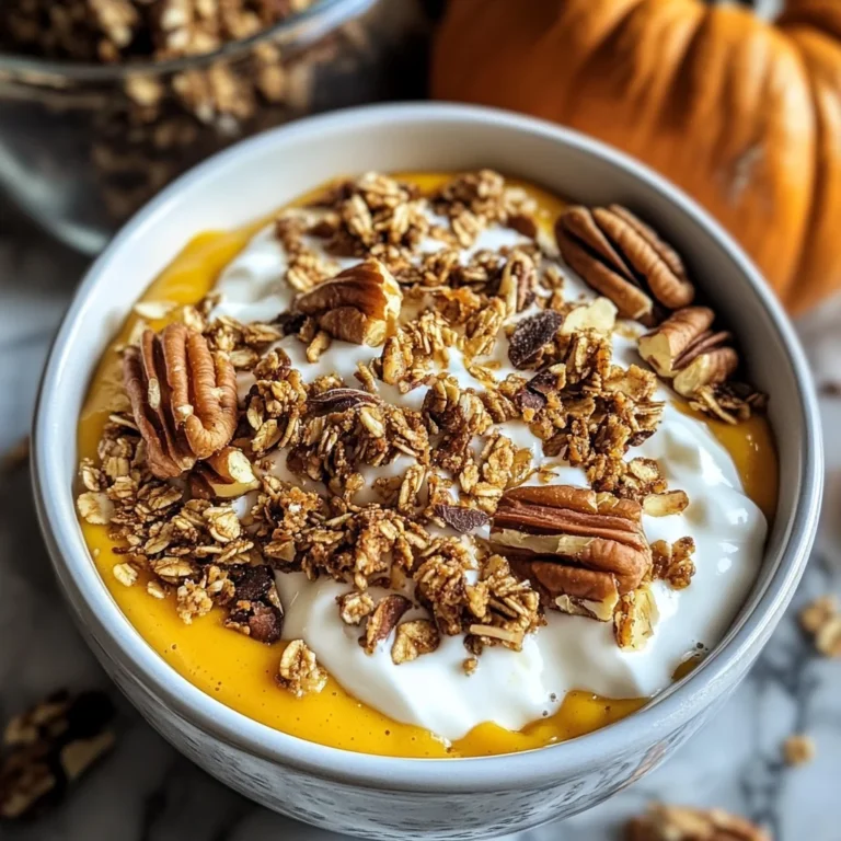 Pumpkin Pie Yogurt Bowl