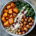 Quinoa Harvest Bowl with Sweet Potato & Kale