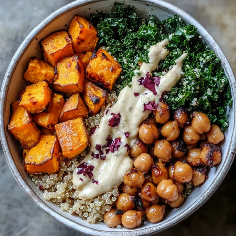 Quinoa Harvest Bowl with Sweet Potato & Kale