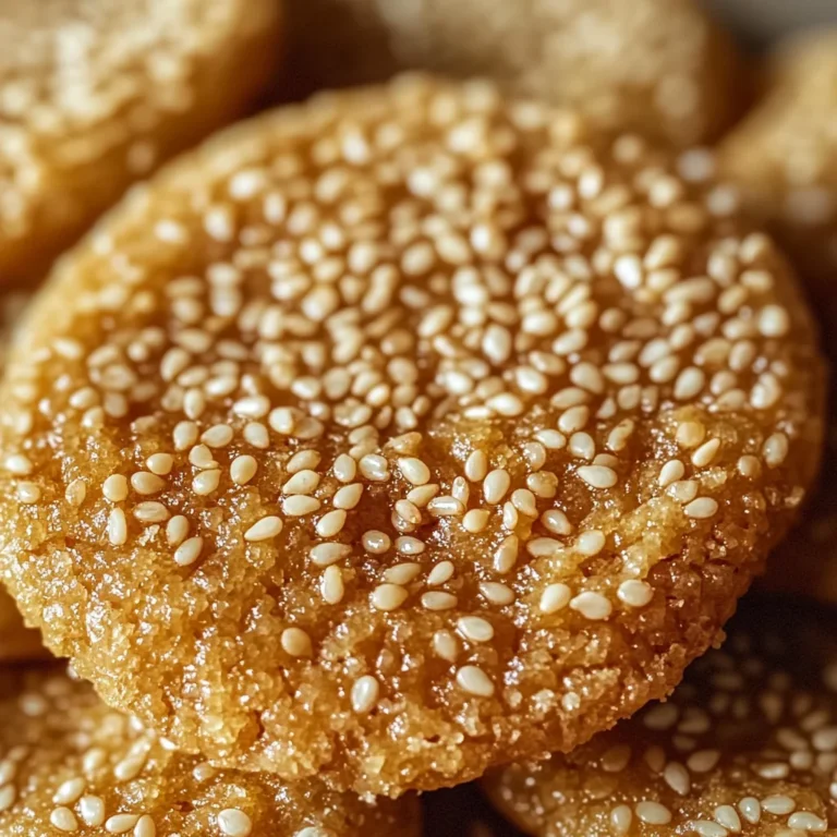 Sesame Honey Cookies