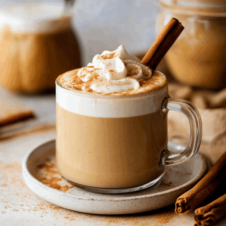 Homemade Pumpkin Coffee Creamer
