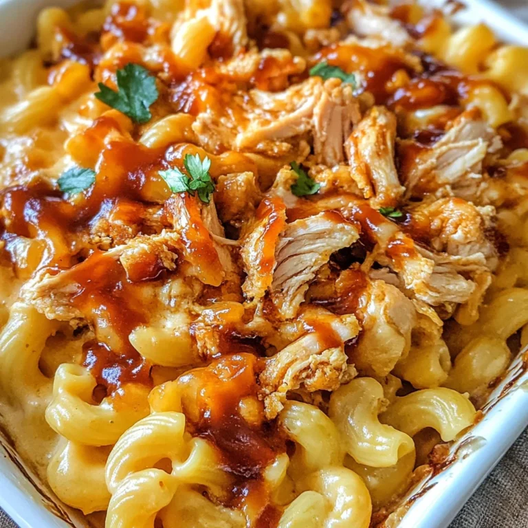 BBQ Chicken Mac and Cheese
