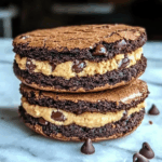 Brownie Cookie Dough Sandwich Cookies: An Amazing Ultimate 7-Layer Dessert Delight