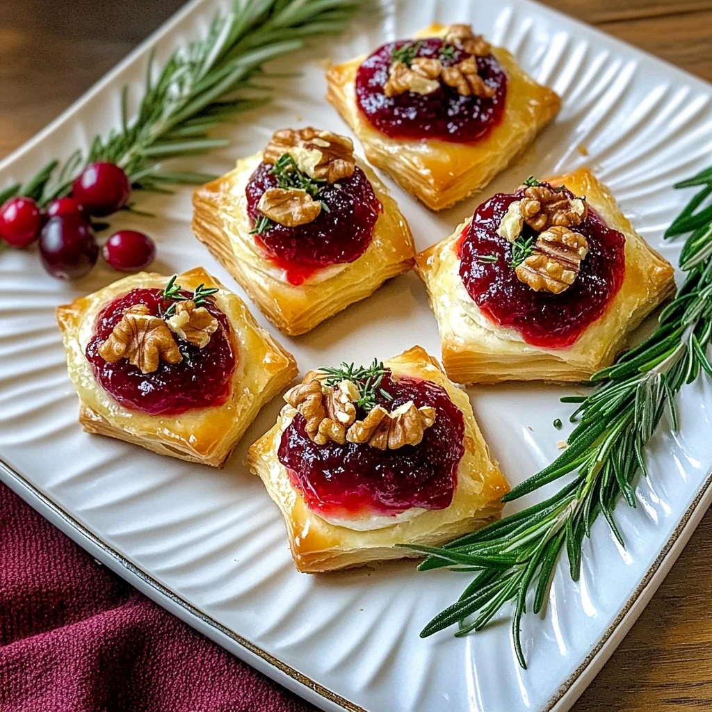 Cranberry Brie Bites
