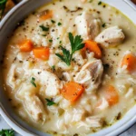 Creamy Chicken and Rice Soup