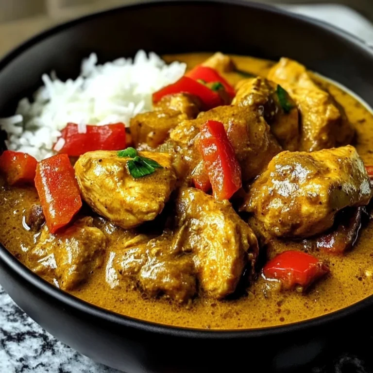 Creamy Jamaican Chicken Curry with Coconut & Spice
