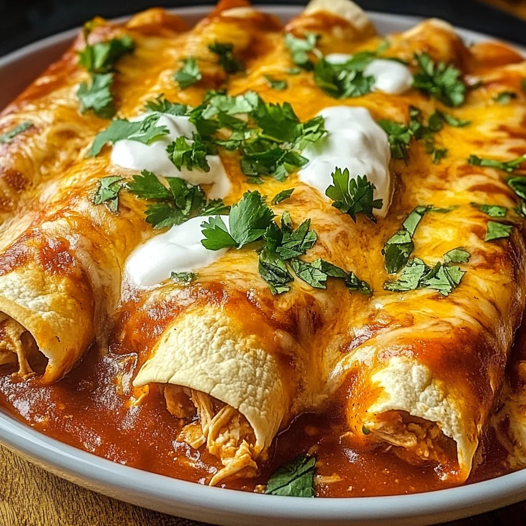 Delicious Chicken Enchiladas