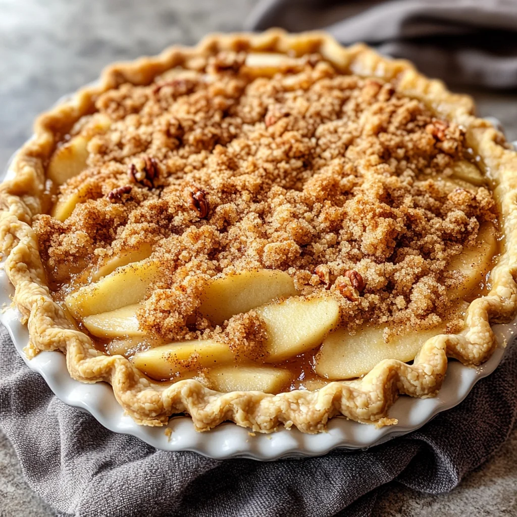 Dutch Apple Pie (with a Buttery Crumb Topping)