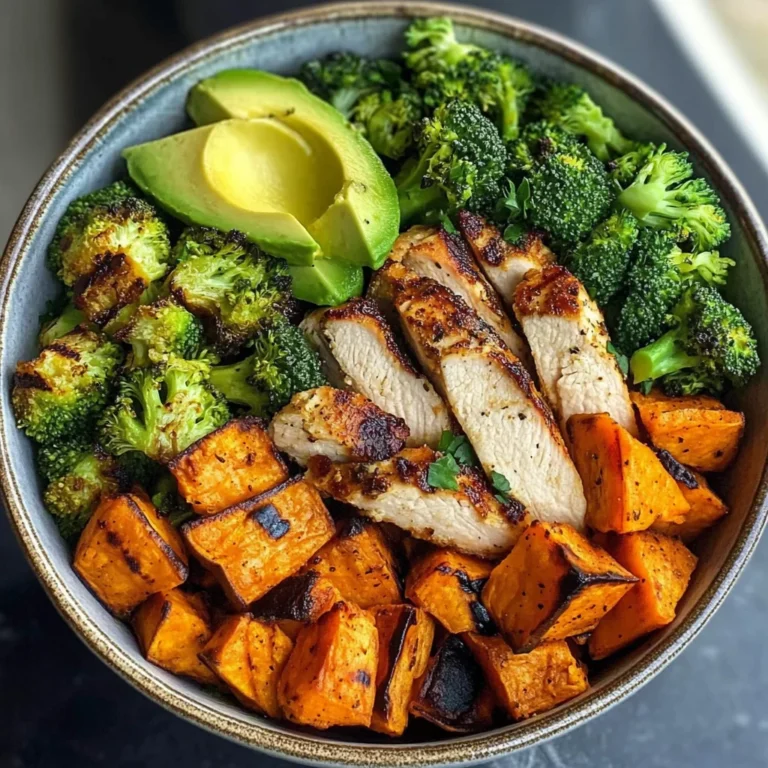 Grilled Chicken Veggie Bowl with Avocado