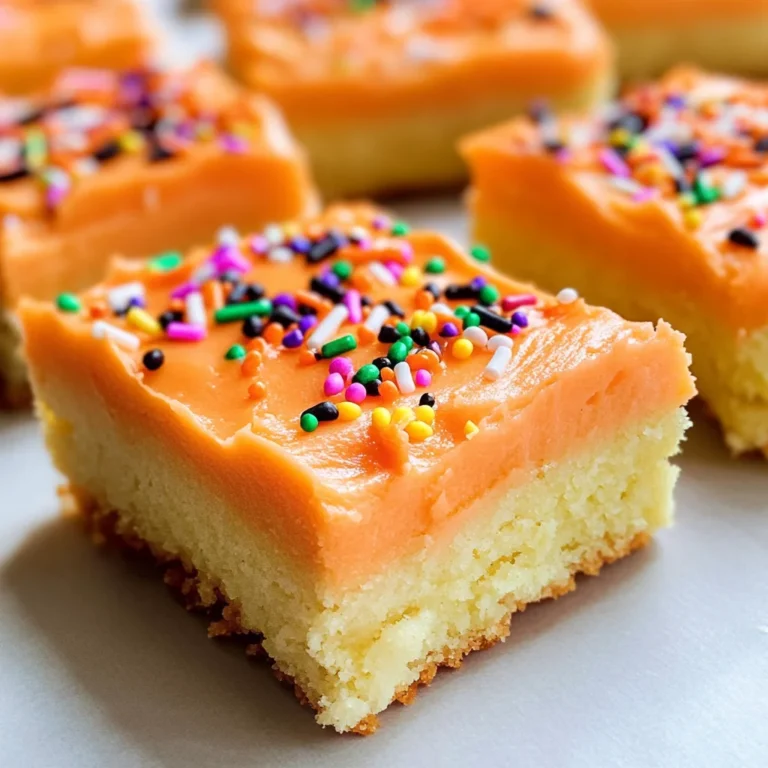 Halloween Frosted Sugar Cookie Bars