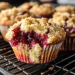 Leftover Cranberry Sauce Coffee Cake Muffins