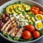Mediterranean Chicken Salad Bowl
