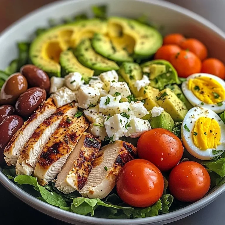 Mediterranean Chicken Salad Bowl