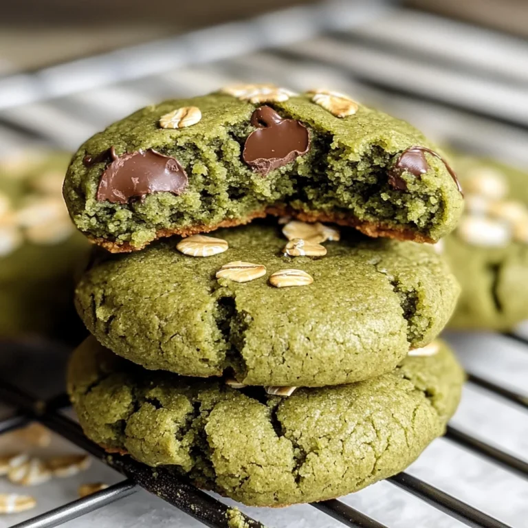 No-Bake Matcha Green Tea Cookies