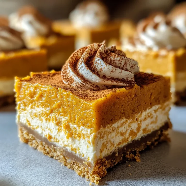 No Bake Pumpkin Cheesecake Bars