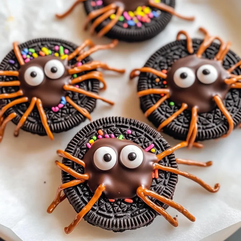 Oreo Spider Halloween Cookies