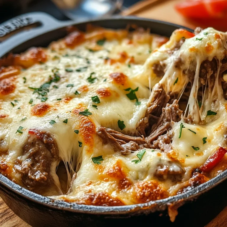Pot Roast Beef Philly Cheese Steak Dip