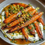 Roasted Carrots with Whipped Ricotta and Hot Honey