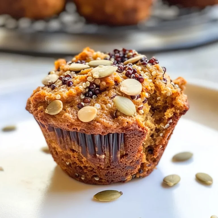 Skinny Pumpkin Quinoa Muffins