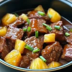 Slow Cooker Pineapple beef Recipe | Easy & Delicious