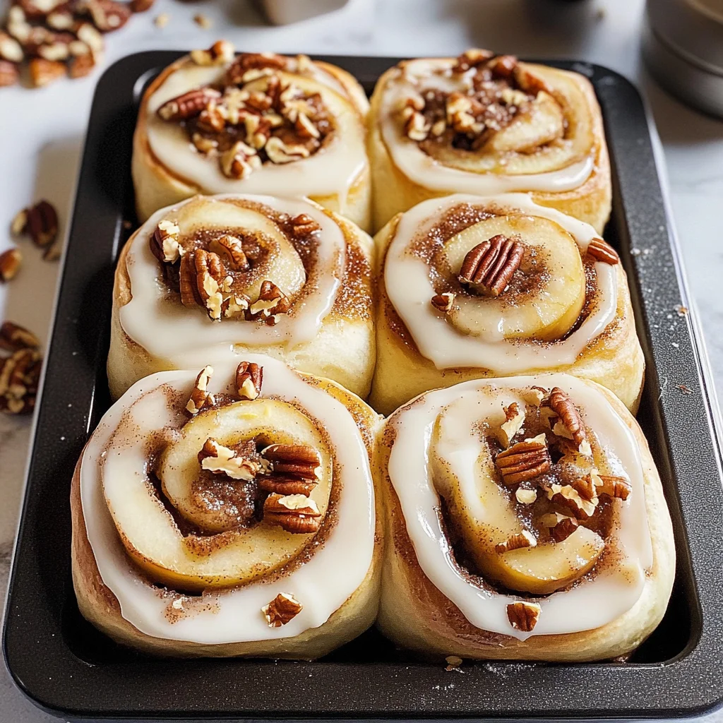 Soft-Baked Apple Cinnamon Rolls