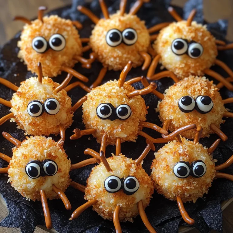 Spider Cheese Balls