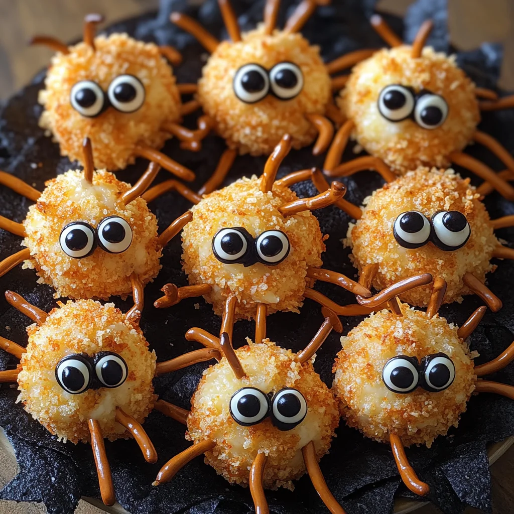 Spider Cheese Balls