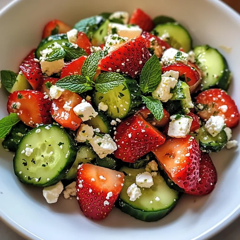 Strawberry Cucumber Salad Recipe