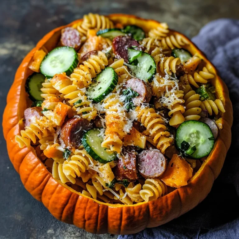 UpChuckin' Pumpkin Loaded Pasta Salad
