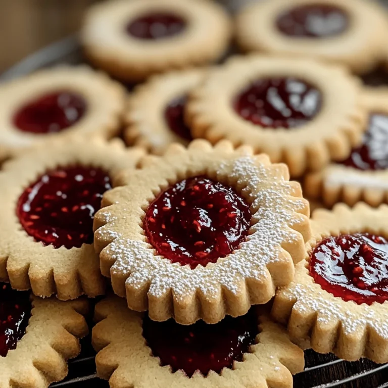 Vanilla Raspberry Shortbread Cookies