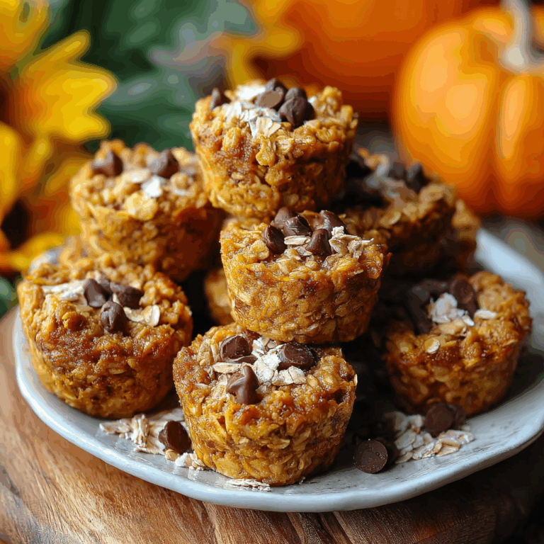 Pumpkin Pie Oatmeal Bites